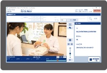 <div class='lum-box'><h4 class='fontColor_blue lum-font-size'>Co-Co Reco</h4></div><div class='lum-font-cnt'>カメラで記録した「窓口業務」「調剤鑑査」などの映像から、見たいシーンを素早く検索・再生。
業務の安心・安全を見守り、信頼性・証拠性の高いシステムを構築します。</div>