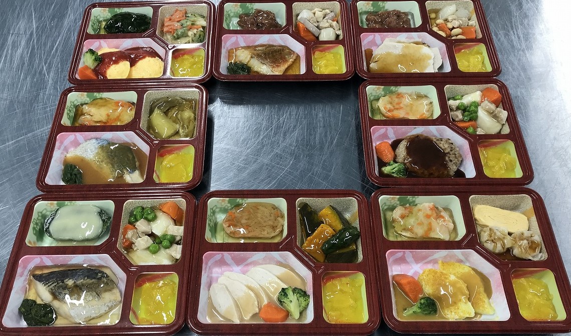 <div class='lum-box'><h4 class='fontColor_blue lum-font-size'>やわらかおかず</h4></div><div class='lum-font-cnt'>凍結含浸法で作ったやわらかおかず。(冷凍品）</div>