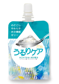 <div class='lum-box'><h4 class='fontColor_blue lum-font-size'>うるリケア</h4></div><div class='lum-font-cnt'>長年ペクチンの研究をしてきた私たちが、どなたでも飲み込みやすい安心な水分補給ゼリーを開発。お口の潤いサポート成分(ポリグルタミン酸、ヒアルロン酸)配合。</div>