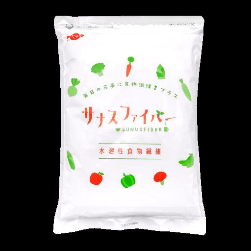 <div class='lum-box'><h4 class='fontColor_blue lum-font-size'>サナスファイバー</h4></div><div class='lum-font-cnt'>普段の食事、飲み物に混ぜるだけで食物繊維を手軽に美味しく摂れます。80％以上の食物繊維が含まれ、小さじ2杯でレタス約1個分の食物繊維量を摂ることができます。</div>