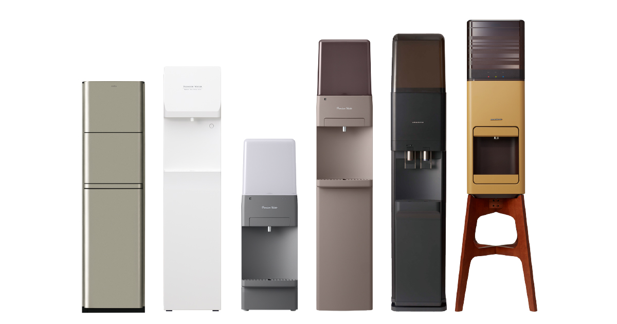 <div class='lum-box'><h4 class='fontColor_blue lum-font-size'>ウォーターサーバー</h4></div><div class='lum-font-cnt'>プレミアムウォーターはウォーターサーバー業界NO.1のシェア。
天然水の無料試飲も実施中。
</div>