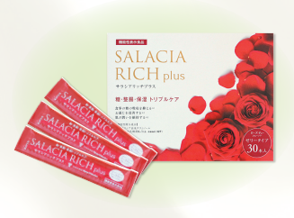 <div class='lum-box'><h4 class='fontColor_blue lum-font-size'>サラシアリッチプラス</h4></div><div class='lum-font-cnt'>機能性表示食品</div>