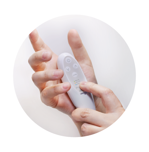 <div class='lum-box'><h4 class='fontColor_blue lum-font-size'>パルスイッチ</h4></div><div class='lum-font-cnt'>お好みのモードを選択し握る。気分のスイッチングを手助けするリラクゼーショングッズです。
●シンプルな使い方の「ハンドケア」モード。手の疲れを心地よくほぐします
●緊張をほぐしたい時、寝ようとする時の「リラックス」
●プレゼンや大切な試合前、何かに集中したい時の「アクティブ」
じっくりお試しくだ</div>