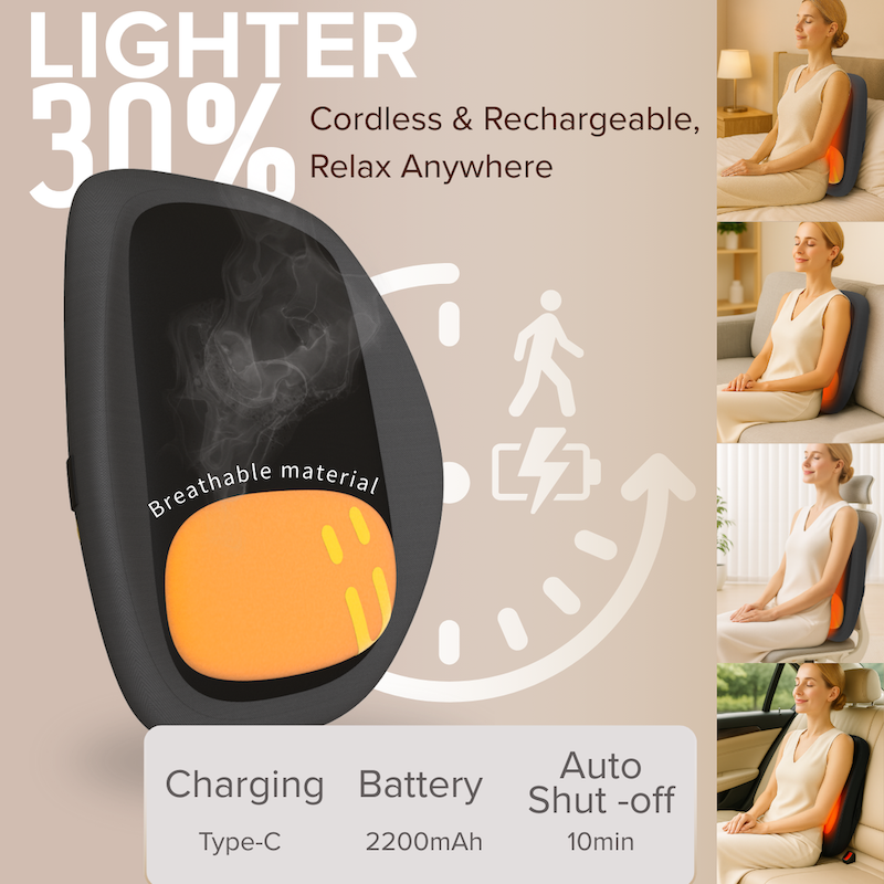 <div class='lum-box'><h4 class='fontColor_blue lum-font-size'>JS-626 ウォーキング加熱マッサージクッション</h4></div><div class='lum-font-cnt'>JS-626 ウォーキング加熱マッサージクッションは、手技のようなマッサージで背中の疲れを温熱でほぐし、いつでもリラックスできます。</div>