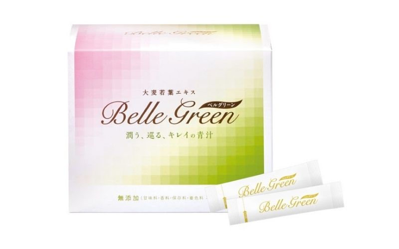 <div class='lum-box'><h4 class='fontColor_blue lum-font-size'>Belle green（3g×30スティック）</h4></div><div class='lum-font-cnt'>潤う、巡る、キレイの青汁 Belle(ベル)とはフランス語で、「美しい」の意味を持ちます。眠っているキレイを呼び覚まし、より美しい自分を手に入れていただきたい。そんな想いから生まれました。 Belle Greenは、酵素等の有用成分が活きたまま含まれる大麦若葉エキスに潤いと巡りの厳選素材6種を加えた美しく輝くための青汁です。</div>