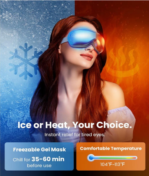 <div class='lum-box'><h4 class='fontColor_blue lum-font-size'>DS-312  目元ケア</h4></div><div class='lum-font-cnt'>DS-312目元ケア、温冷機能付き、男女兼用誕生日ギフト、EyeOasis 3アイマスクは目のリラックス対応、温熱顔面ケア、ドライアイ・疲れ目のリラックス、睡眠促進。</div>